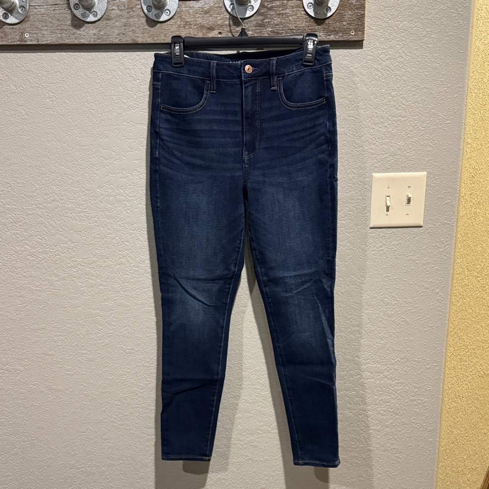American Eagle Outfitters Dark Indigo Skinny Jeans